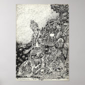 Mijn stad reed door vuur in het zee. poster (Voorkant)