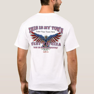 Mijn stad West Virginia T-shirt