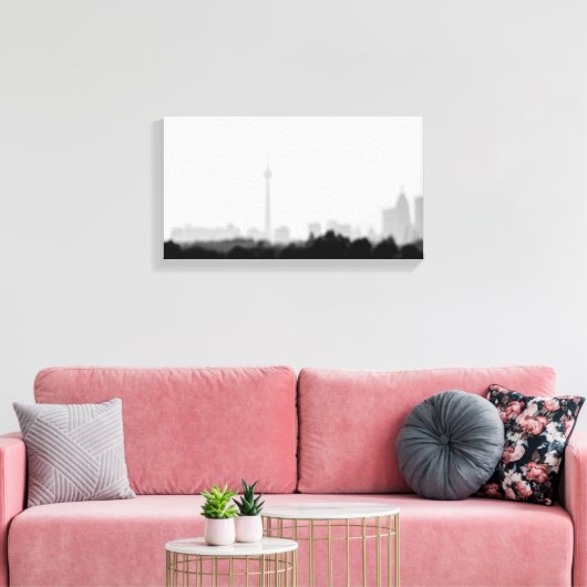 mijn staddroom canvas afdruk (Insitu (Woonkamer))