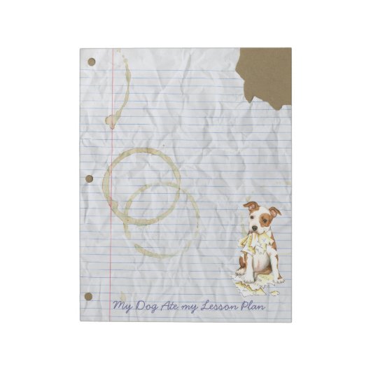 Mijn staf voor mijn leerplan notitieblok (Linkerzijde)