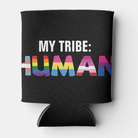 Mijn stam is inclusief mensen blikjeskoeler (Voorkant)