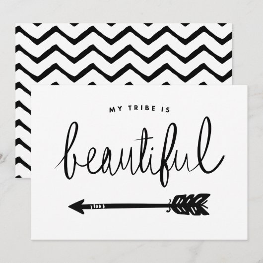 Mijn stam is prachtig stijlvol handvol (Voorkant / Achterkant)