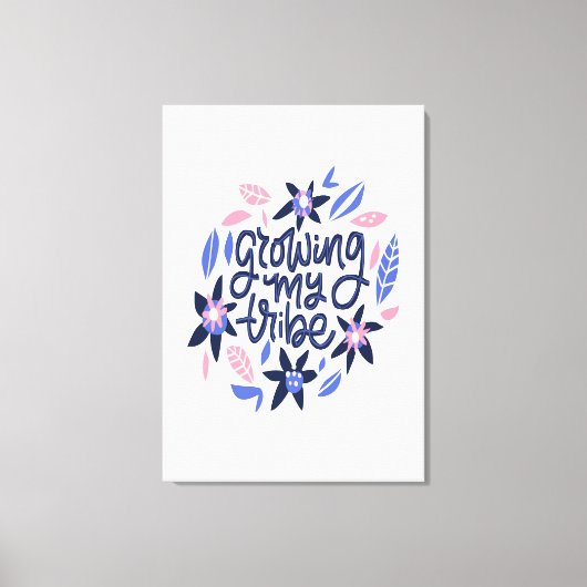 Mijn stam kweken canvas afdruk (Voorkant)