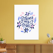 Mijn stam kweken canvas afdruk (Insitu (Woonkamer))