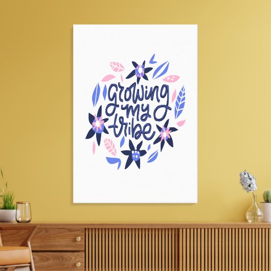 Mijn stam kweken canvas afdruk (Insitu (Woonkamer))