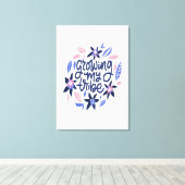 Mijn stam kweken canvas afdruk (Insitu (Houten vloer))