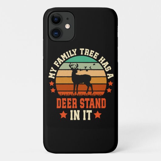 Mijn stamboom heeft een hertenstand in zich Case-Mate iPhone case (Achterkant)