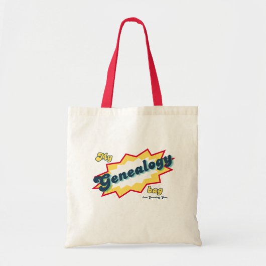 Mijn stamboom-tas tote bag (Voorkant)