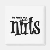 Mijn stamboom vol noten magneet (Voorkant)