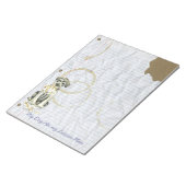 Mijn standaardplan Schnauzer Ate My Lesson Plan Notitieblok (Schuin)