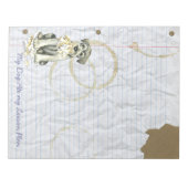 Mijn standaardplan Schnauzer Ate My Lesson Plan Notitieblok (Voorkant)