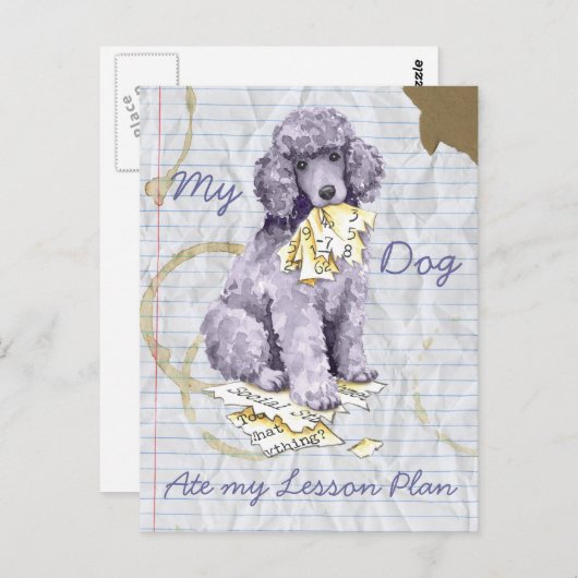 Mijn standaardpodium op mijn lesplan briefkaart (Voorkant / Achterkant)