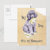 Mijn standaardpodium op mijn thuiswerk briefkaart (Voorkant / Achterkant)