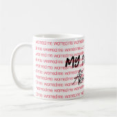 Mijn Stap pa waarschuwde me voor je Mok. Koffiemok (Links)