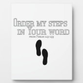 Mijn stappen bestellen fotoplaat (Voorkant)