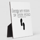 Mijn stappen bestellen fotoplaat (Zijkant)