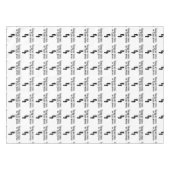 Mijn stappen met patronen bestellen tafelkleed (Voorkant (Horizontaal))