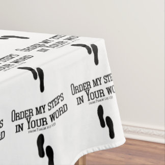 Mijn stappen met patronen bestellen tafelkleed