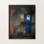 Mijn Starter is Broken cat meme Jigzaag Puzzle Legpuzzel (Verticaal)