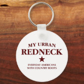 Mijn stedelijke redneck-sleutelhanger sleutelhanger (Achterkant)
