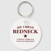 Mijn stedelijke redneck-sleutelhanger sleutelhanger (Achterkant)
