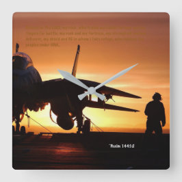 "Mijn steen" Psalm 144:1-2 Vierkante Klok