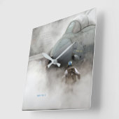 "Mijn steen" — psalm 144:1-2 Vierkante Klok (Hoek)