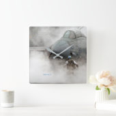 "Mijn steen" — psalm 144:1-2 Vierkante Klok (Huis)