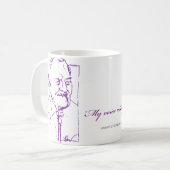 "Mijn stem gaat met je mee" Koffie-Mok Koffiemok (Voorkant links)