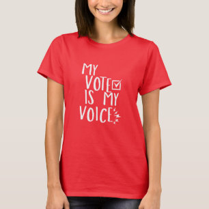 Mijn stem is mijn T-shirt