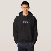 Mijn stem is Queer LHBTQ Pride Maand Pride LHBT Co Hoodie (Voorkant volledig)