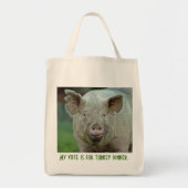 Mijn stem is voor het kalkoendiner. tote bag (Voorkant)
