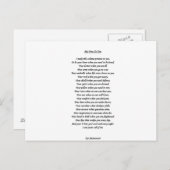 MIJN STEM VOOR U BRIEFKAART (Voorkant / Achterkant)