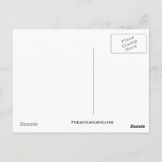 MIJN STEM VOOR U BRIEFKAART (Achterkant)