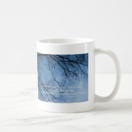 Mijn stem zal 's ochtends horen koffiemok