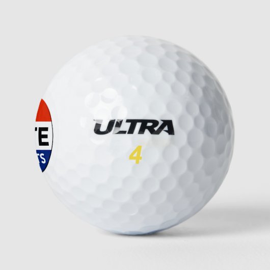 Mijn stembiljetten golfballen (Logo)