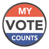 Mijn stembiljetten hockey puck (Voorkant)