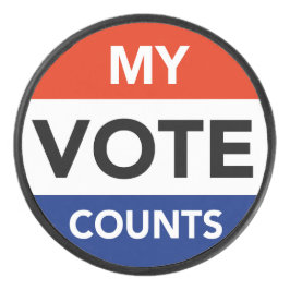 Mijn stembiljetten hockey puck