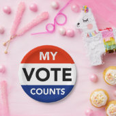 Mijn stembiljetten papieren bordje (Feest)