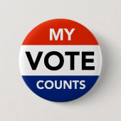 Mijn stembiljetten ronde button 5,7 cm (Voorkant)