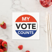 Mijn stembiljetten servet (Insitu)