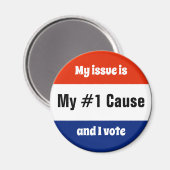 Mijn stemmer bij de verkiezingen magneet (Voorkant / Achterkant)