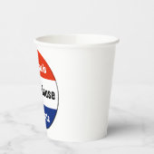 Mijn stemmer bij de verkiezingen papieren bekers (Links)