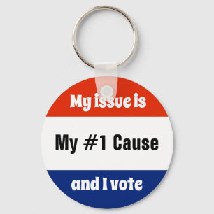 Mijn stemmer bij de verkiezingen sleutelhanger