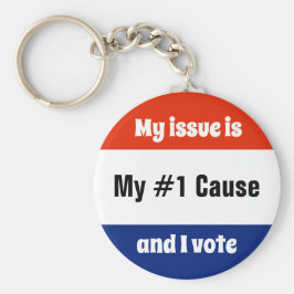 Mijn stemmer bij de verkiezingen sleutelhanger