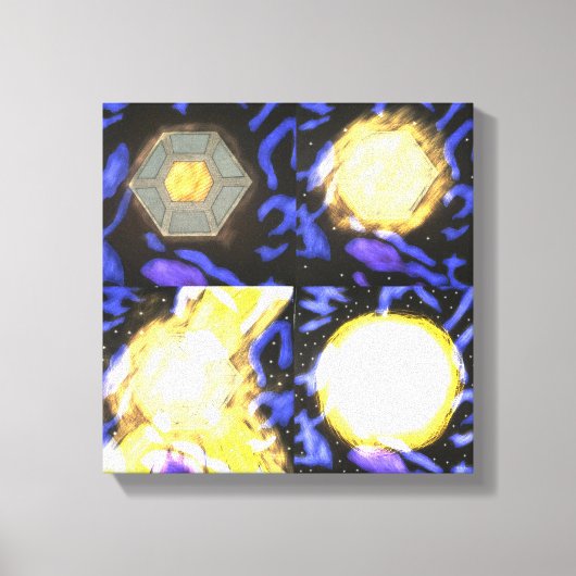 Mijn ster canvas afdruk (Voorkant)