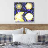 Mijn ster canvas afdruk (Insitu (Slaapkamer))