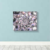 Mijn ster - Fractal Art Canvas Afdruk (Insitu (Houten vloer))