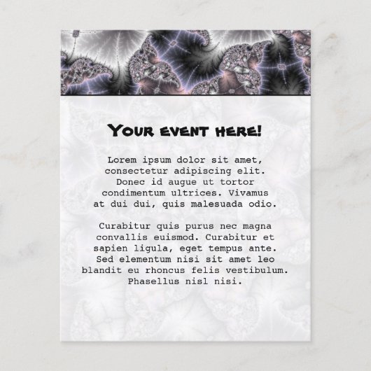 Mijn ster - Fractal Art Flyer (Voorkant)