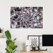 Mijn ster - Fractal Art Poster (Thuiskantoor)